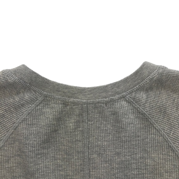 NWOT n:philanthropy Dree Heather Gray Waffle Top SMALL - Picture 5 of 10
